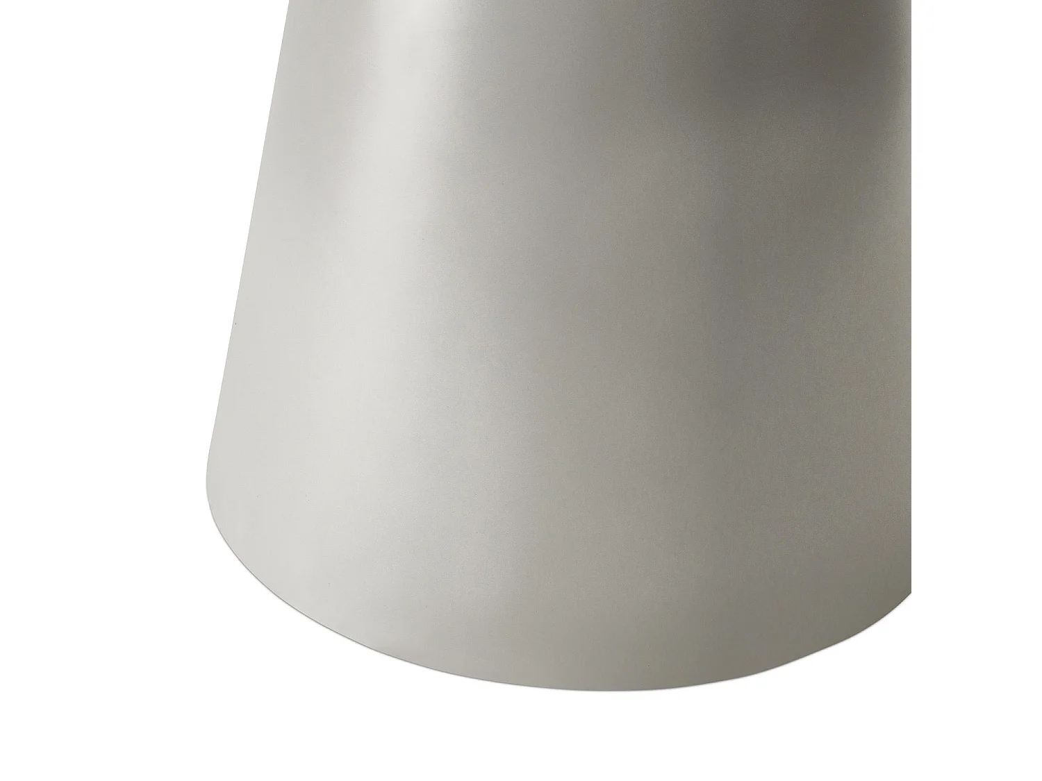 Table basse Tango - Ronde - MDF et travertin - Gris