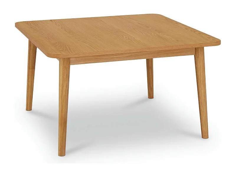 Mesa de centro cuadrada Nyborg - Madera maciza de roble y - Aceite natural