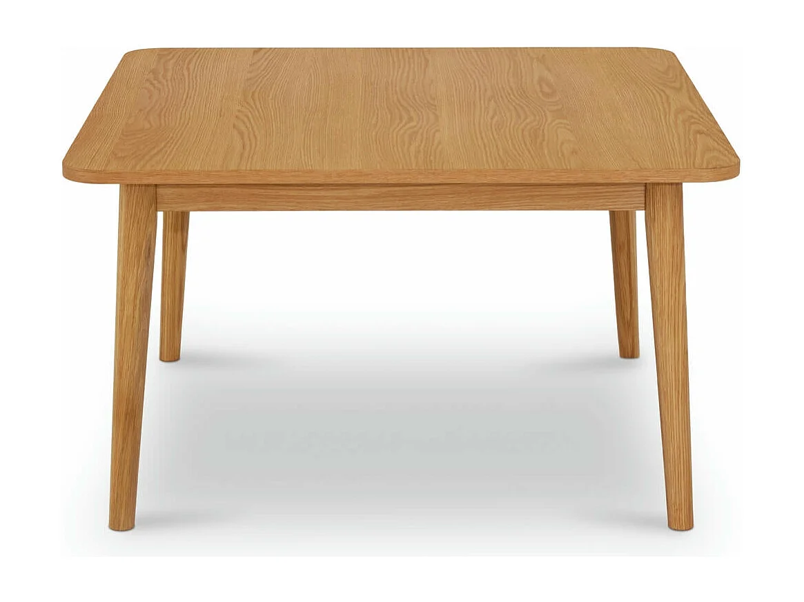 Mesa de centro cuadrada Nyborg - Madera maciza de roble y - Aceite natural