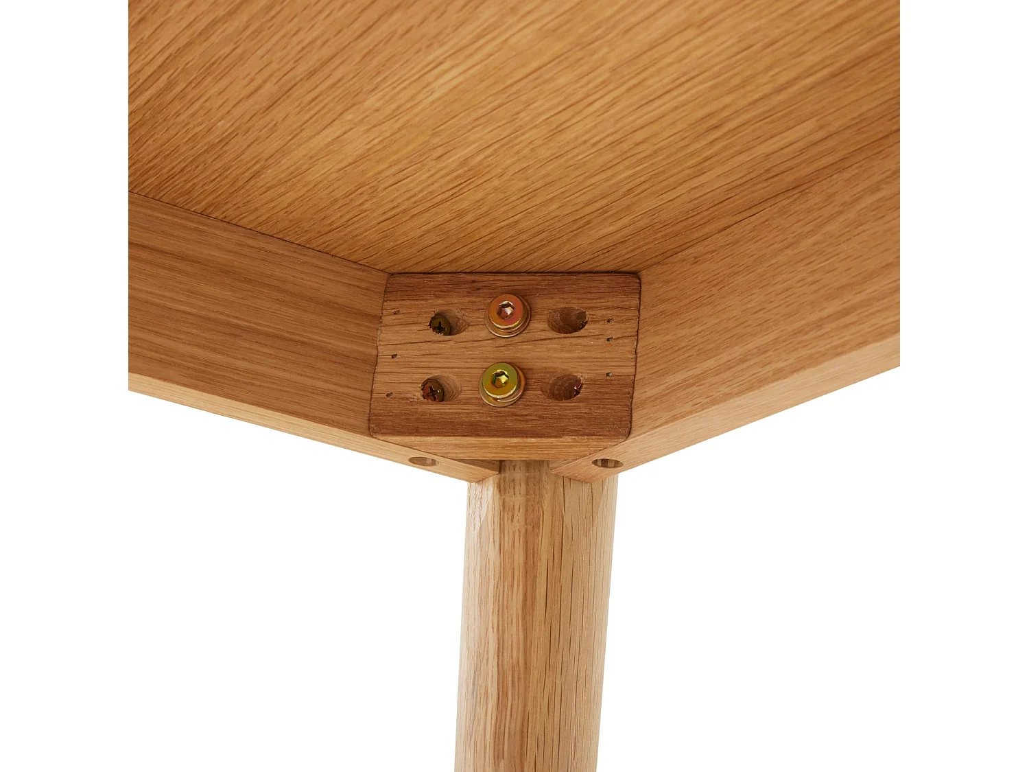 Table basse Nyborg avec Carrée et - Chêne massif et - huile naturelle