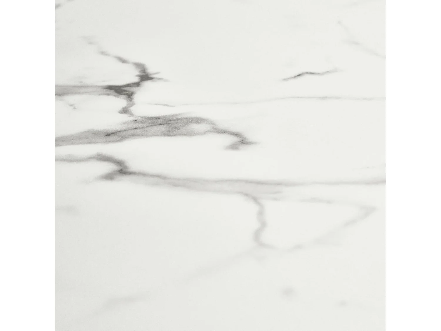 Tavolino rotondo Easy - MDF e marmo - Bianco