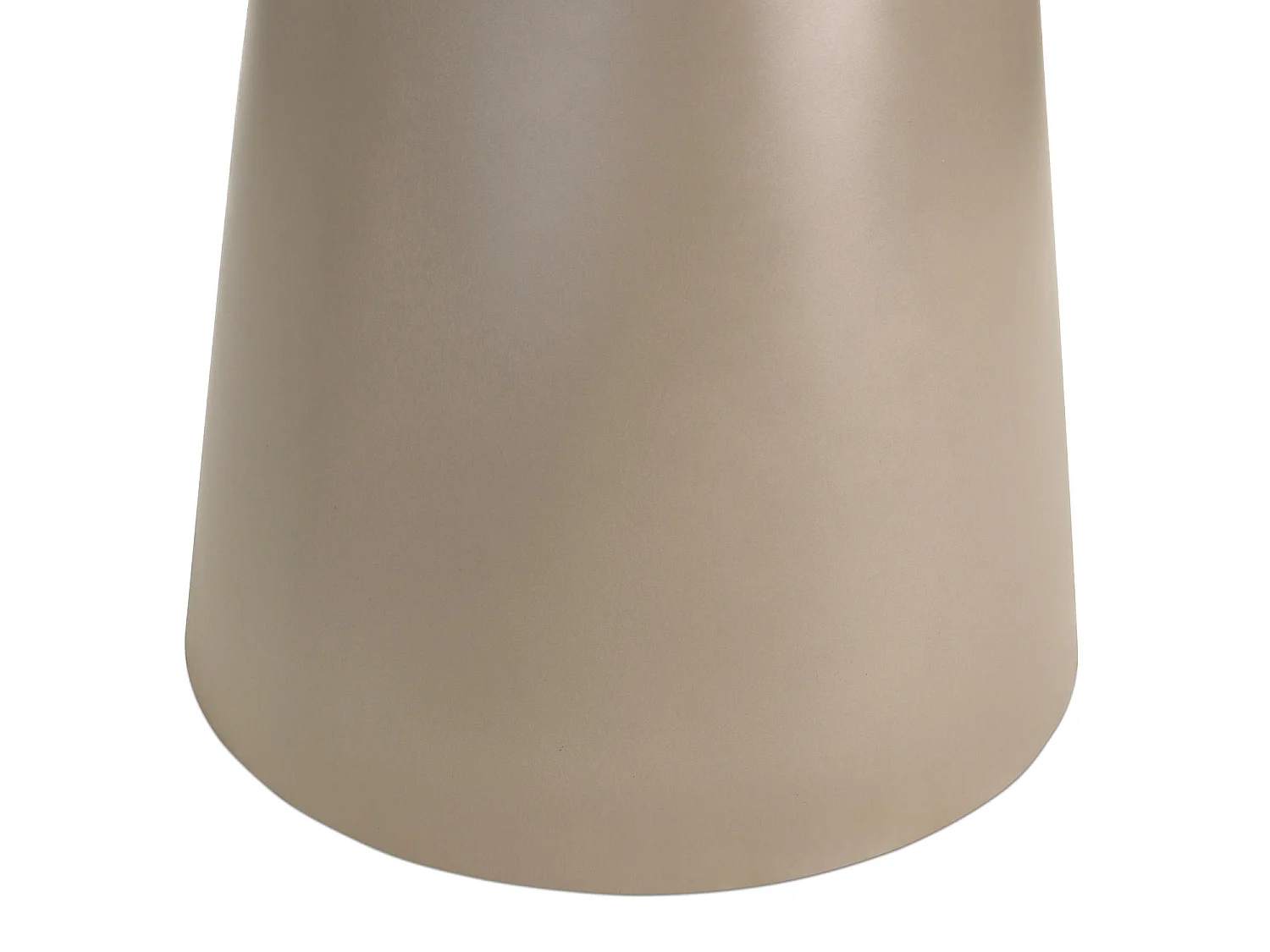 Table basse Tango - Ronde - MDF et travertin - Beige