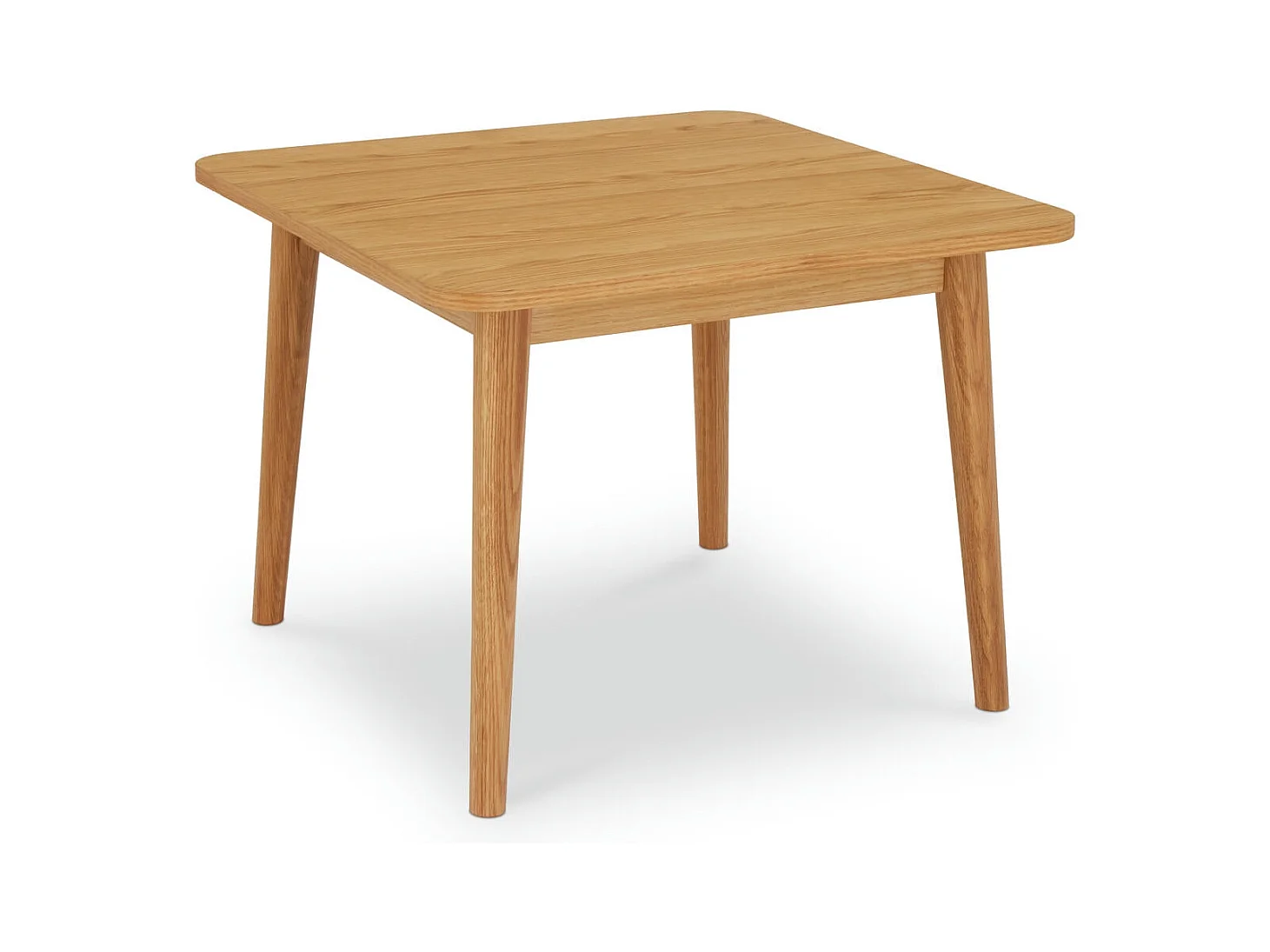 Table basse Nyborg avec Carrée et - Chêne massif et - huile naturelle
