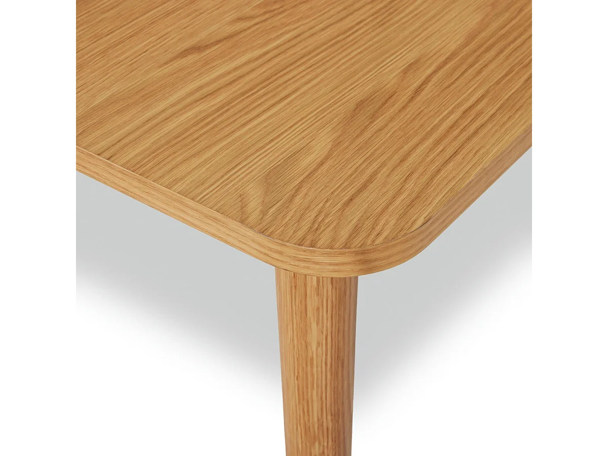 Rechthoekige Salontafel Texas - Massief eikenhout - Naturel