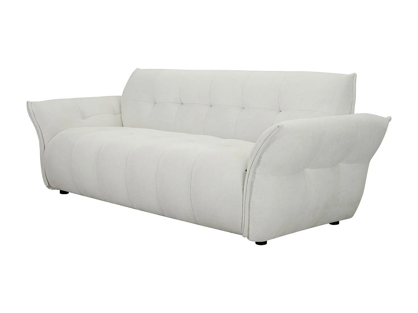 Canapé Lima - 3 places - Tissu - Beige