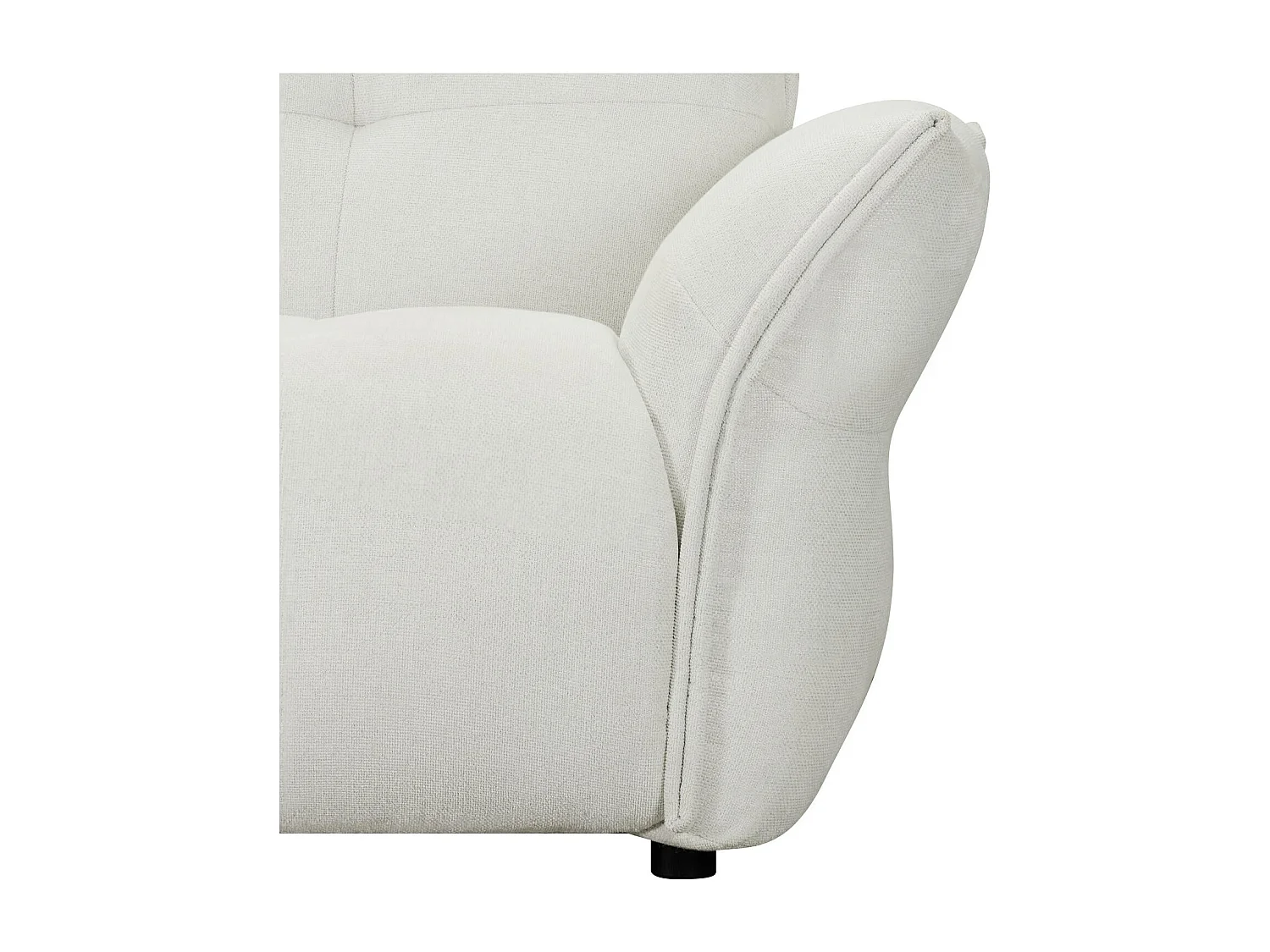 Canapé Lima - 3 places - Tissu - Beige