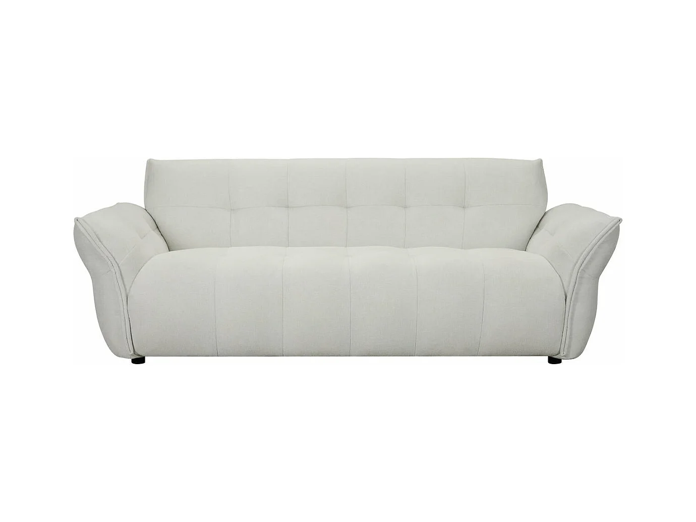 Canapé Lima - 3 places - Tissu - Beige