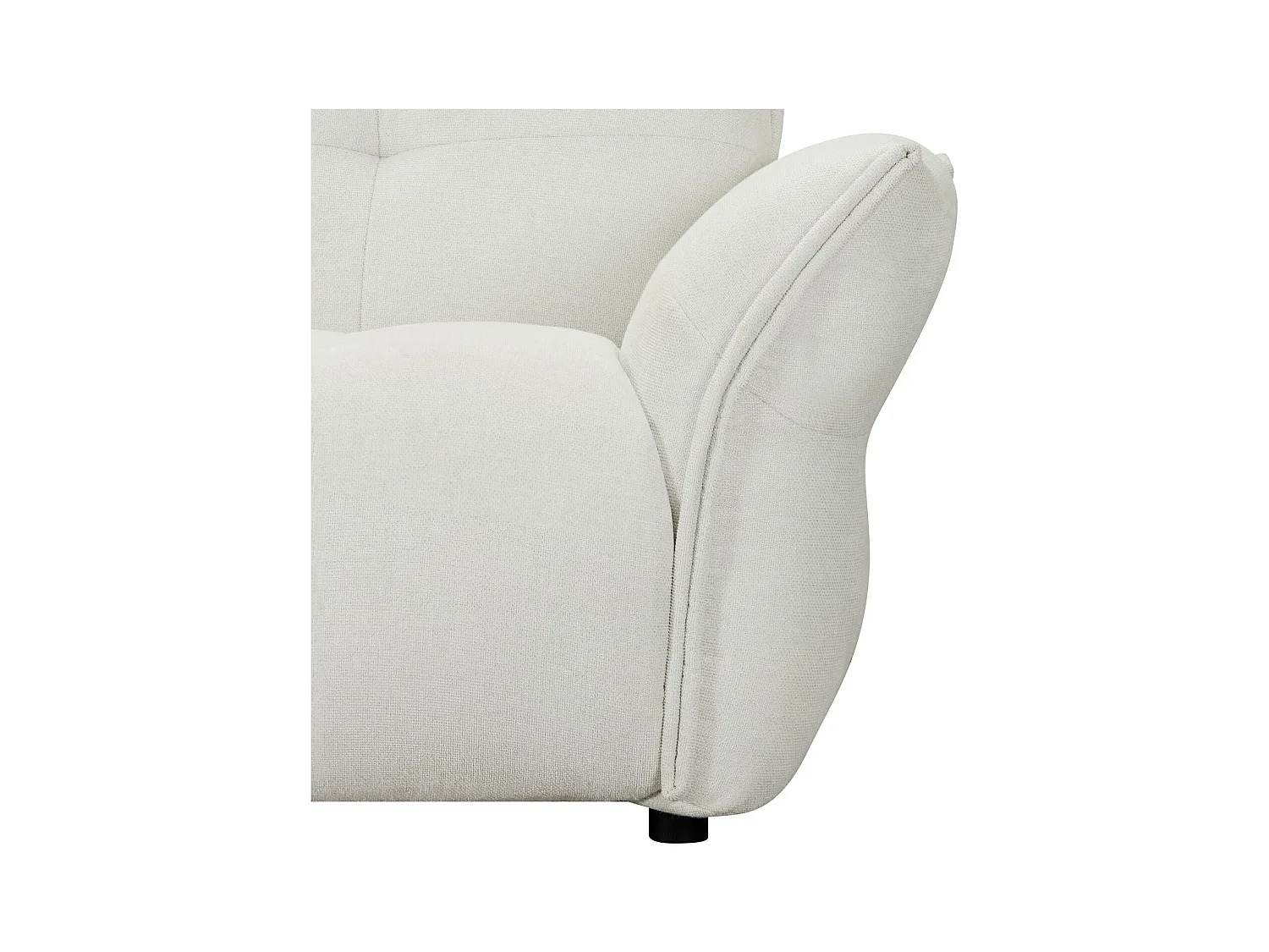 Canapé Lima - 3 places - Tissu - Beige