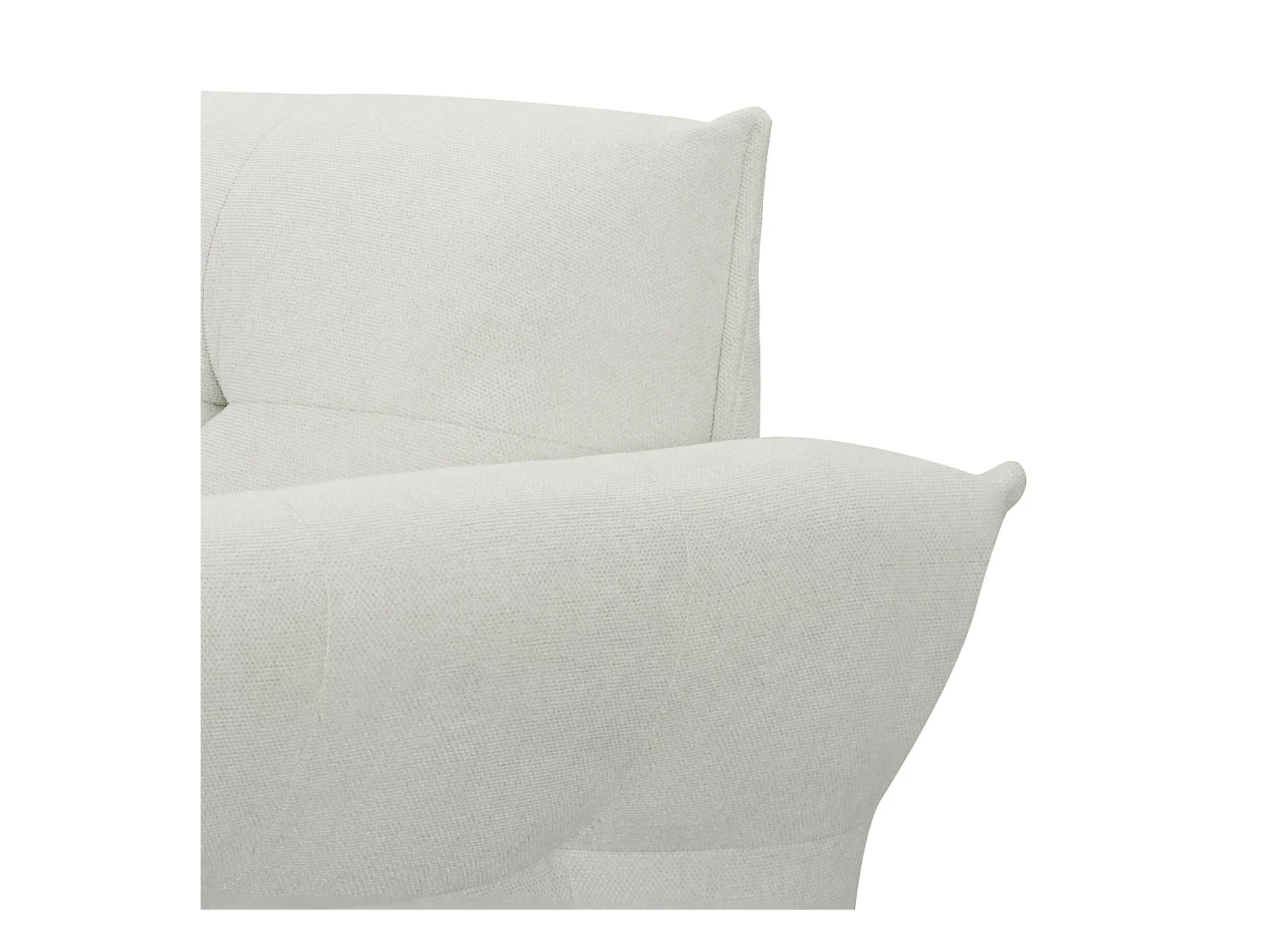 Canapé Lima - 3 places - Tissu - Beige