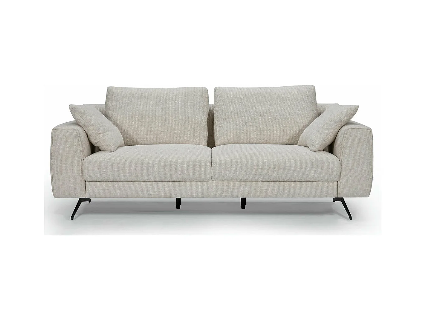 Canapé Detroit - 3 places - Tissu - Beige