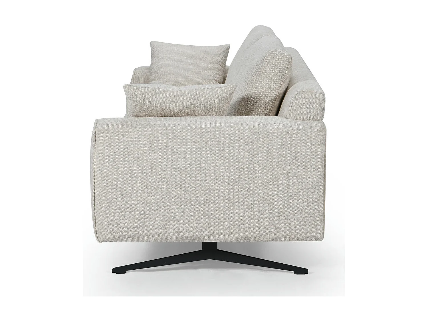 Canapé Detroit - 3 places - Tissu - Beige