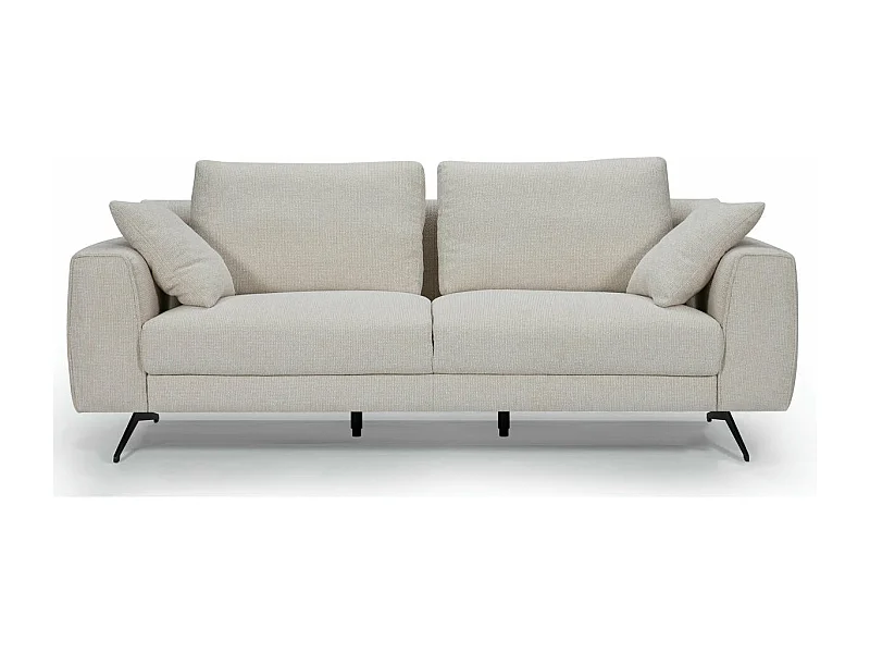 Canapé Detroit - 3 places - Tissu - Beige