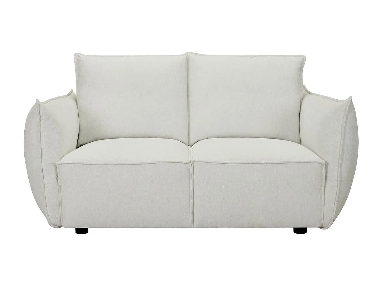 Tweezitsbank Oslo van stof - beige