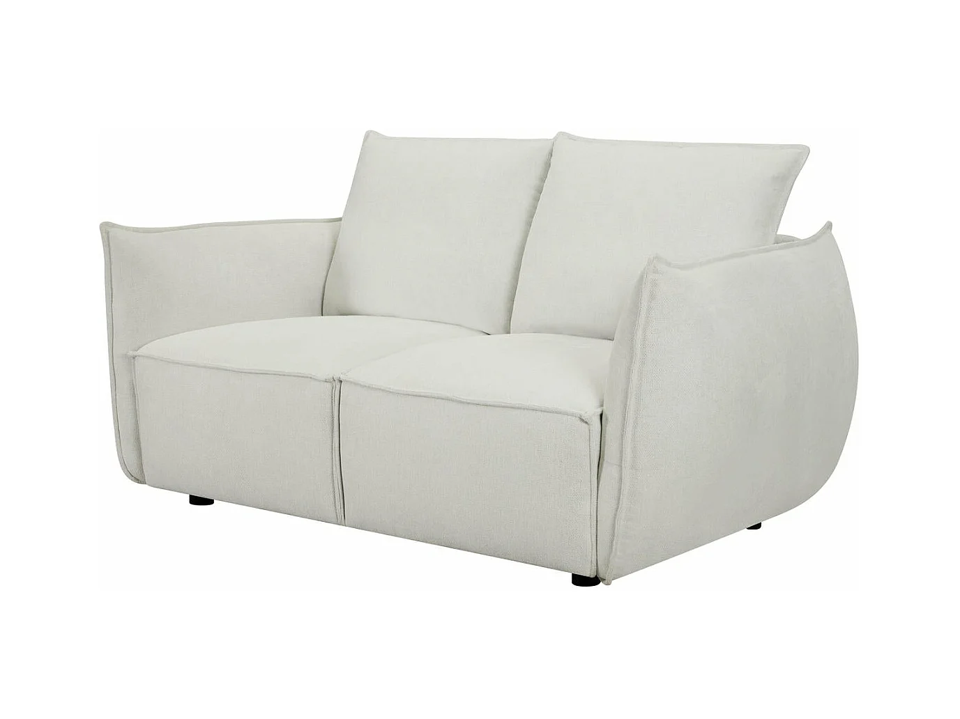 Canapé Oslo - 2 places - Tissu - Beige