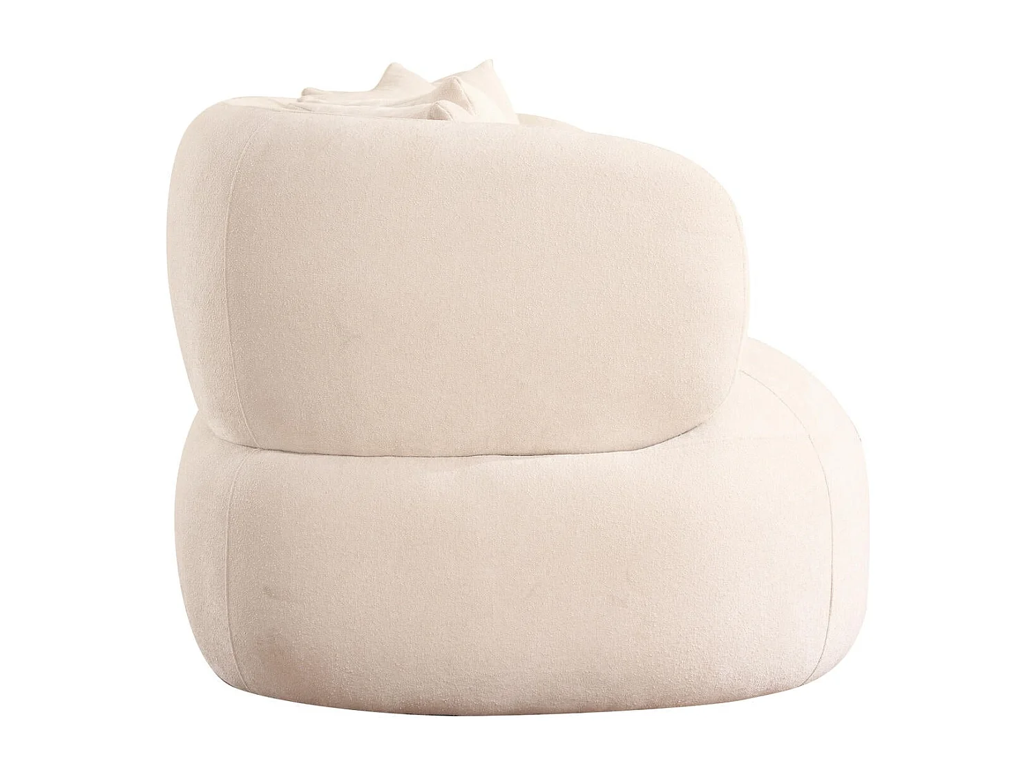 Canapé New York - 2 places - Tissu - Beige