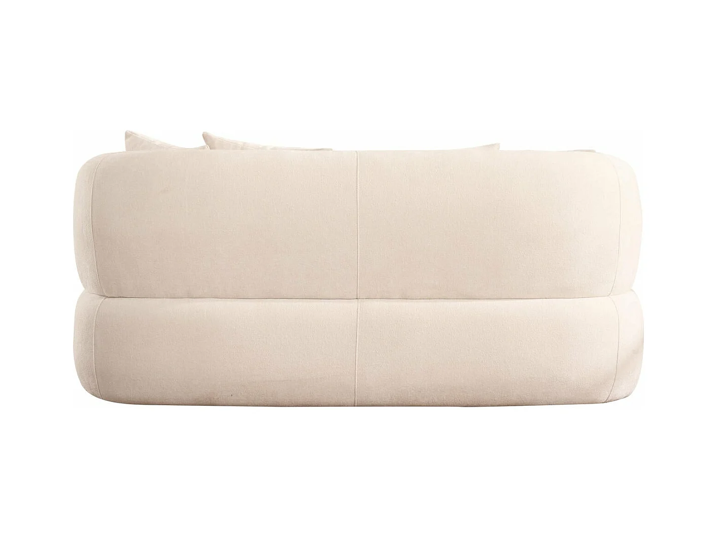 Canapé New York - 2 places - Tissu - Beige