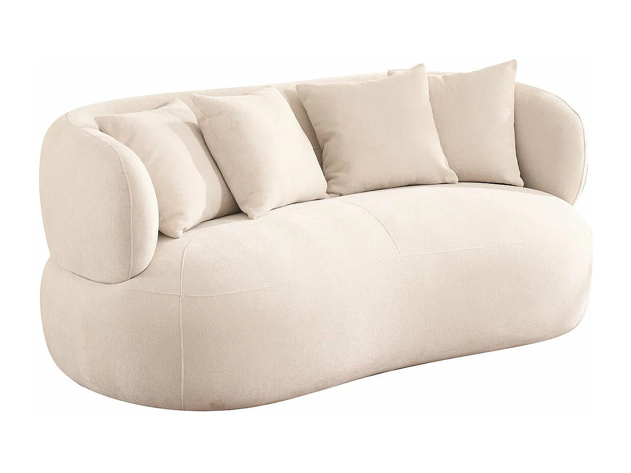 Canapé New York - 2 places - Tissu - Beige