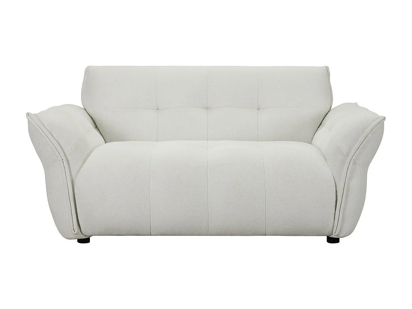 Tweezitsbank Lima van stof - beige