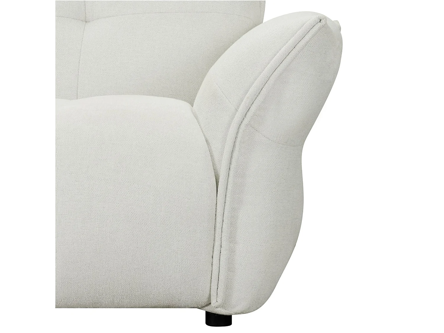 Tweezitsbank Lima van stof - beige