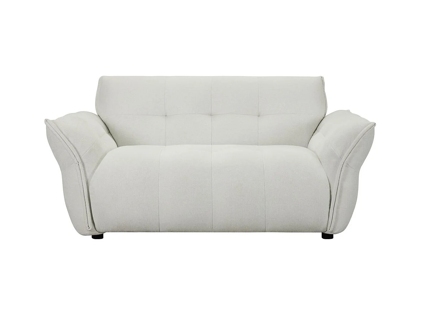 Canapé Lima - 2 places - Tissu - Beige