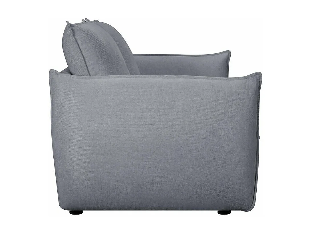 Canapé Oslo - 2 places - Tissu - Gris