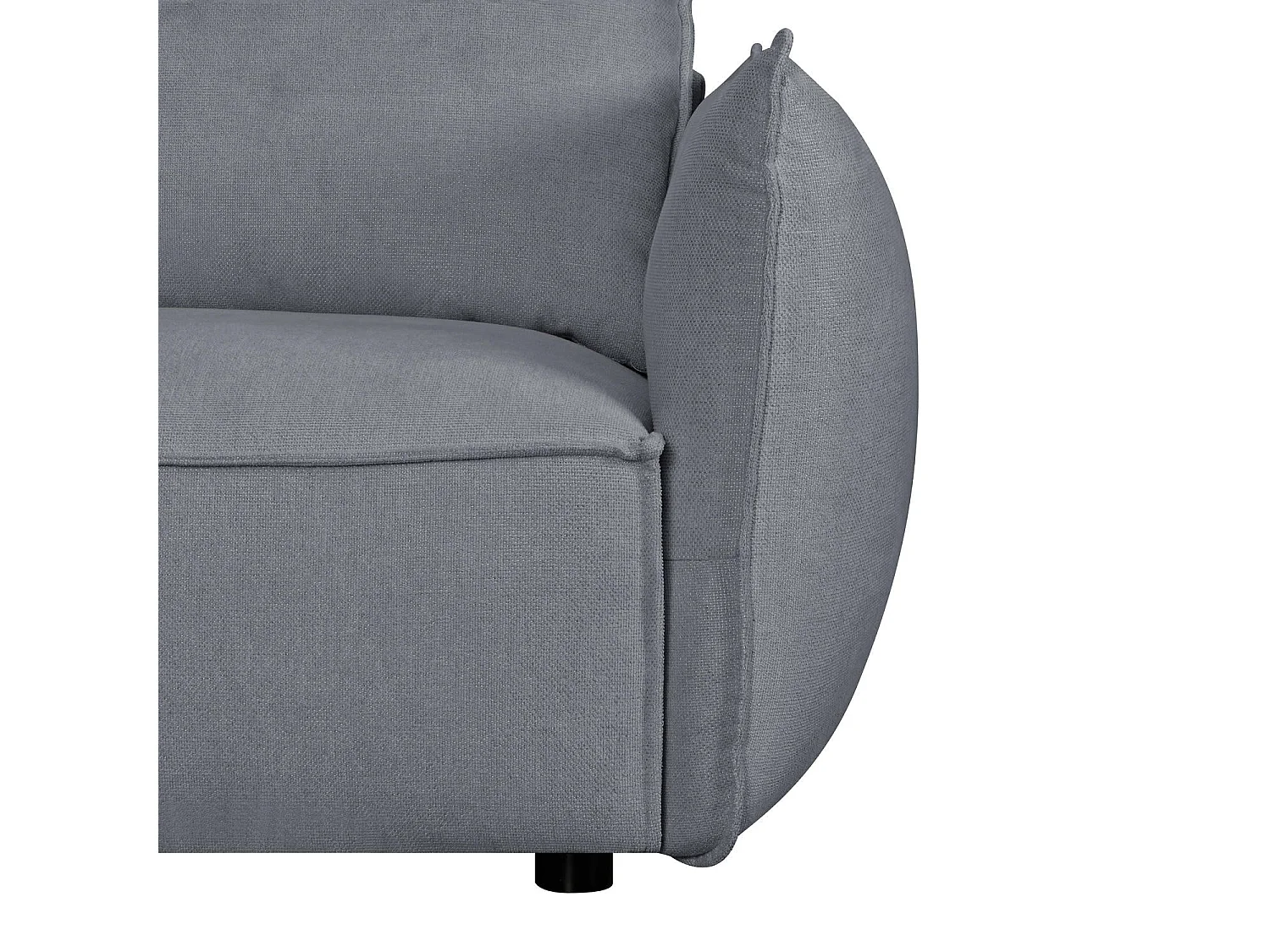 Canapé Oslo - 2 places - Tissu - Gris