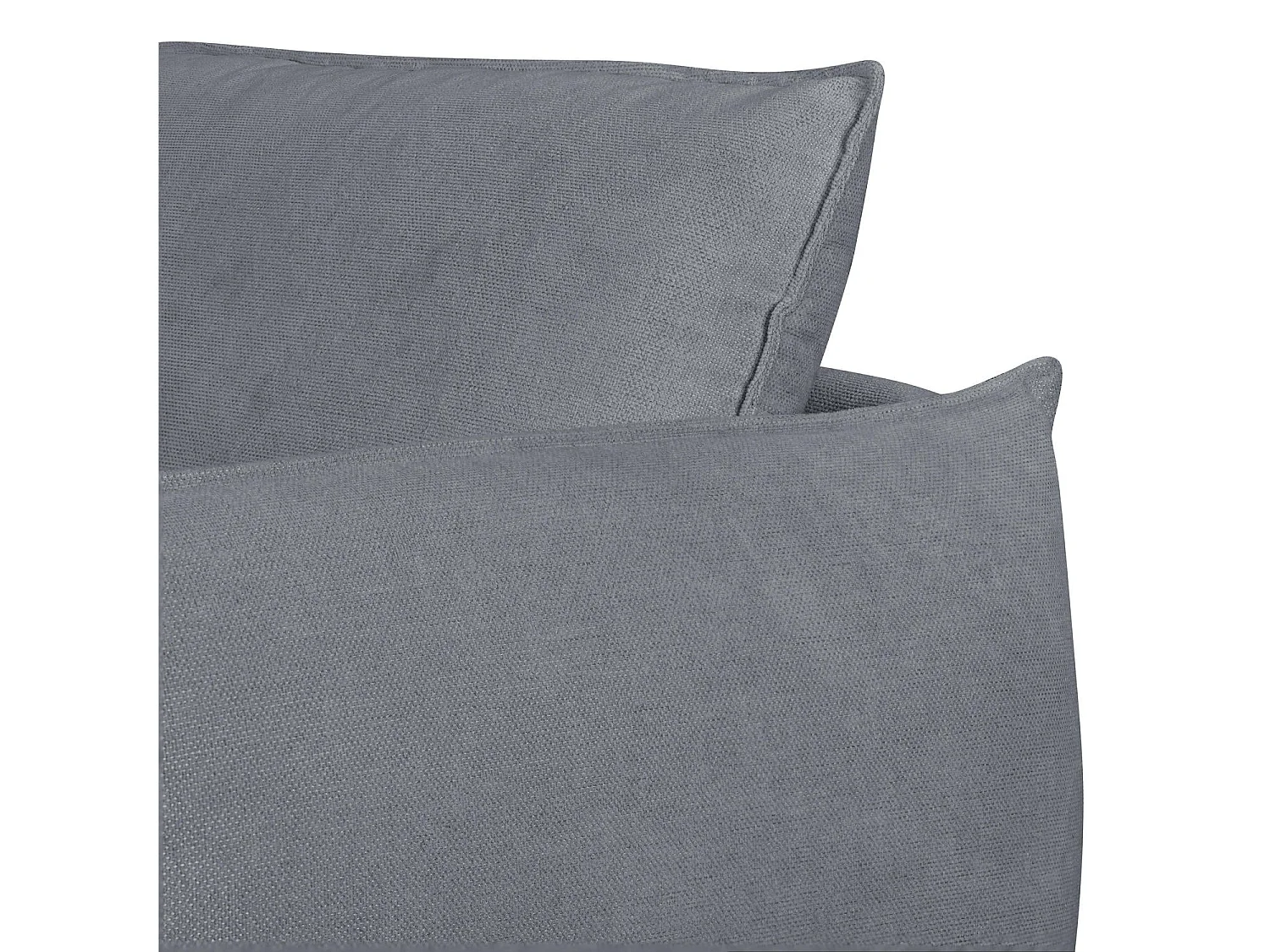 Canapé Oslo - 2 places - Tissu - Gris