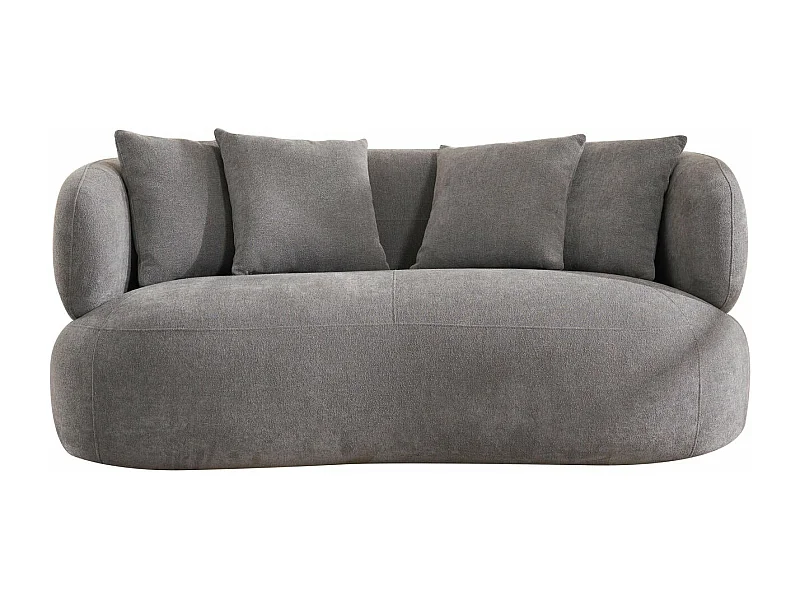 Tweezitsbank New York van stof - grijs