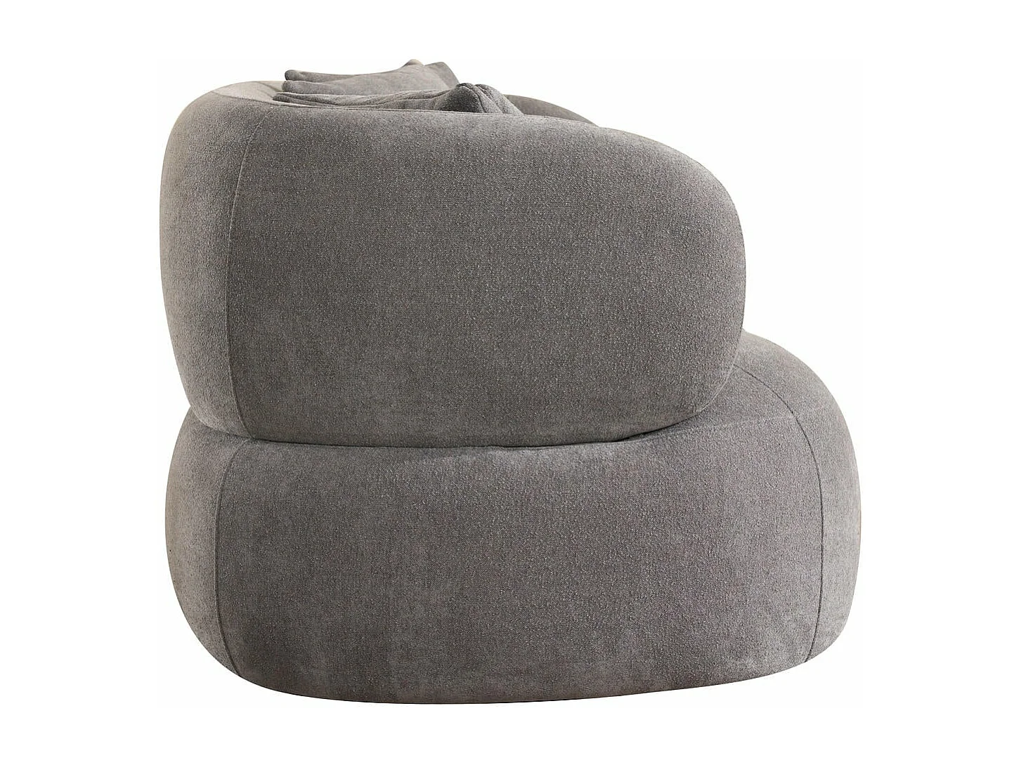 Canapé New York - 2 places - Tissu - Gris