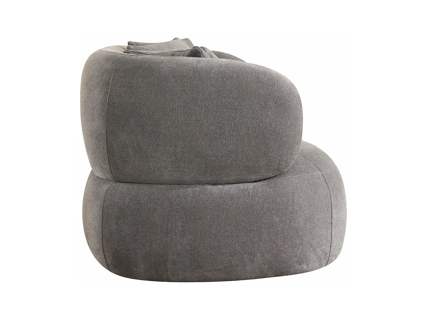 Canapé New York - 2 places - Tissu - Gris