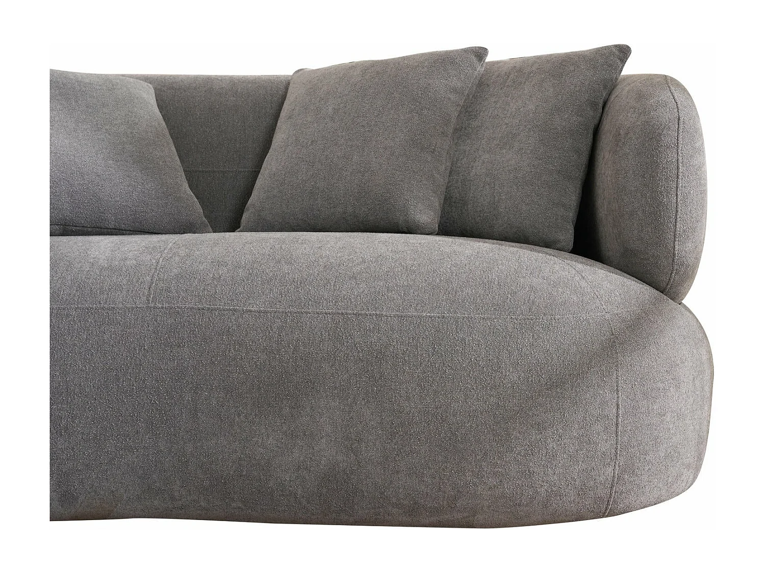 Canapé New York - 2 places - Tissu - Gris