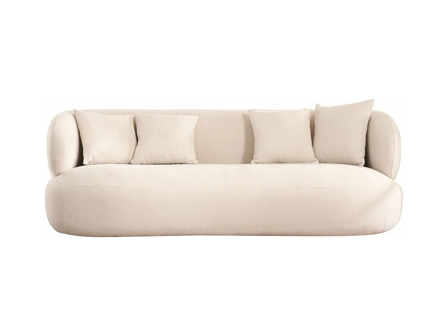 Driezitsbank New York van stof -