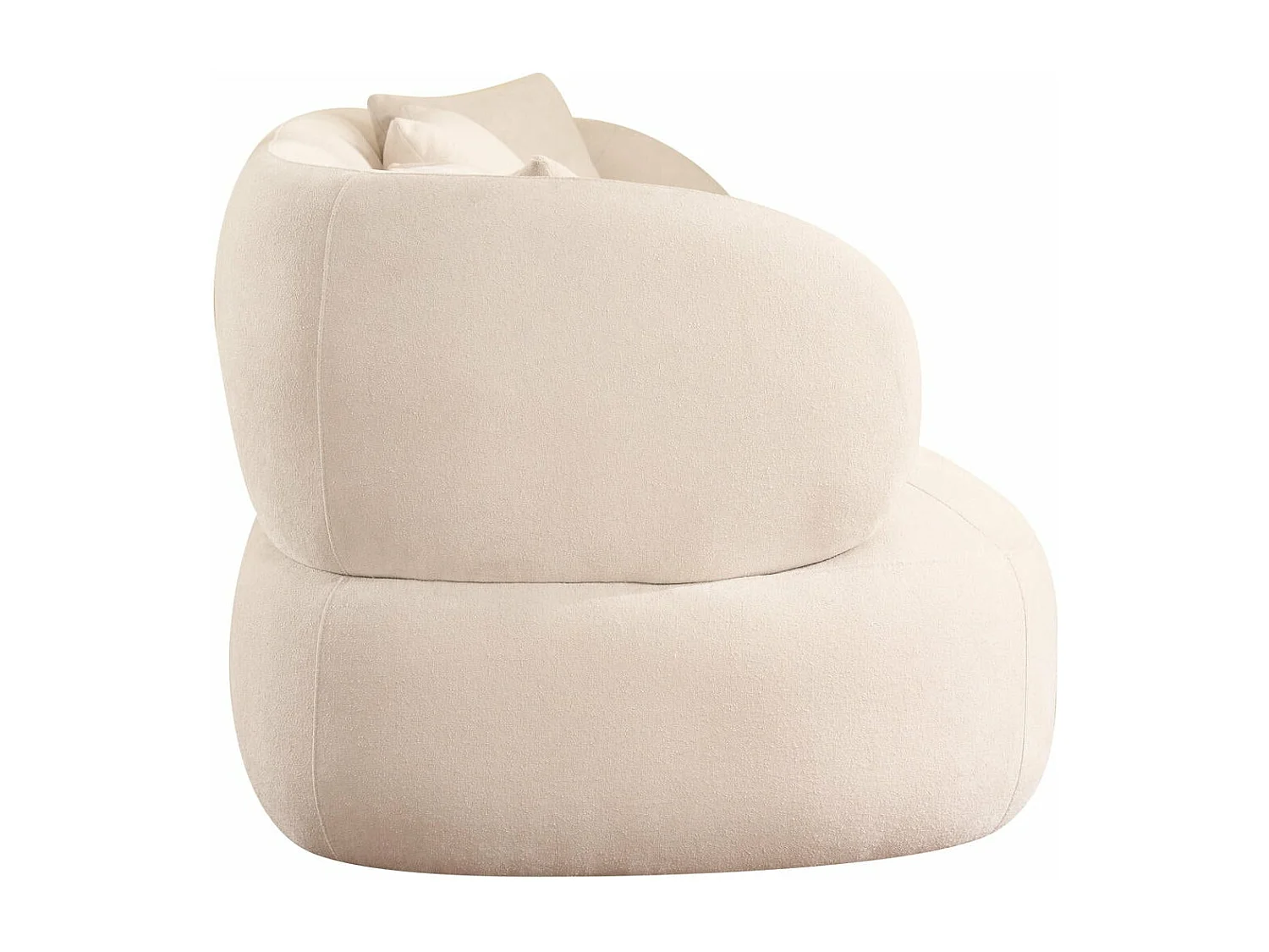 Driezitsbank New York van stof -