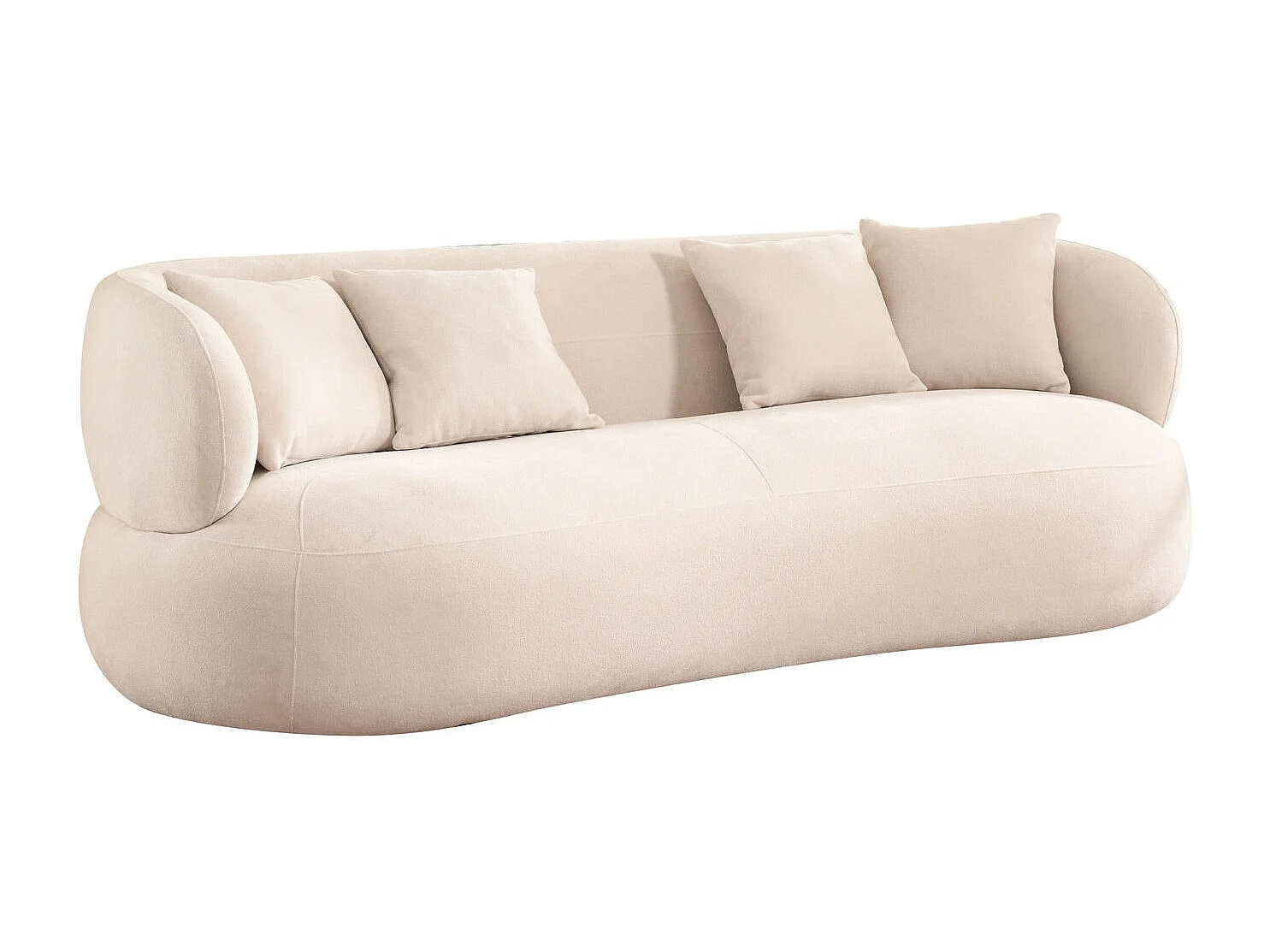 Driezitsbank New York van stof -