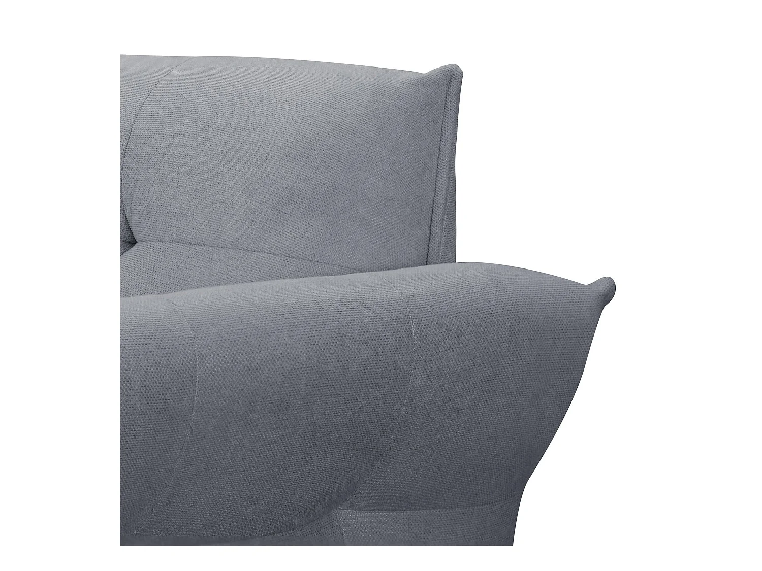 Canapé Lima - 3 places - Tissu - Gris