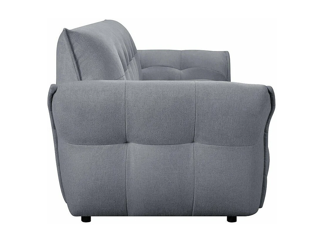 Canapé Lima - 3 places - Tissu - Gris