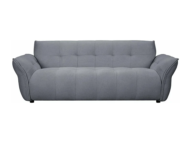 Canapé Lima - 3 places - Tissu - Gris