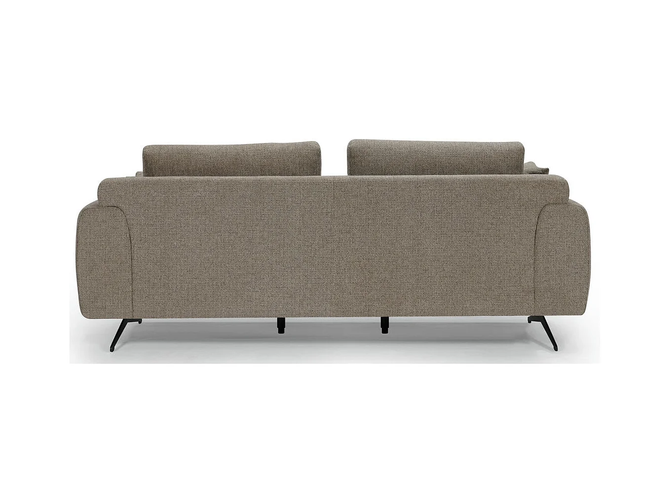Sofa Detroit - 3-Sitzer - Stoff - Braun