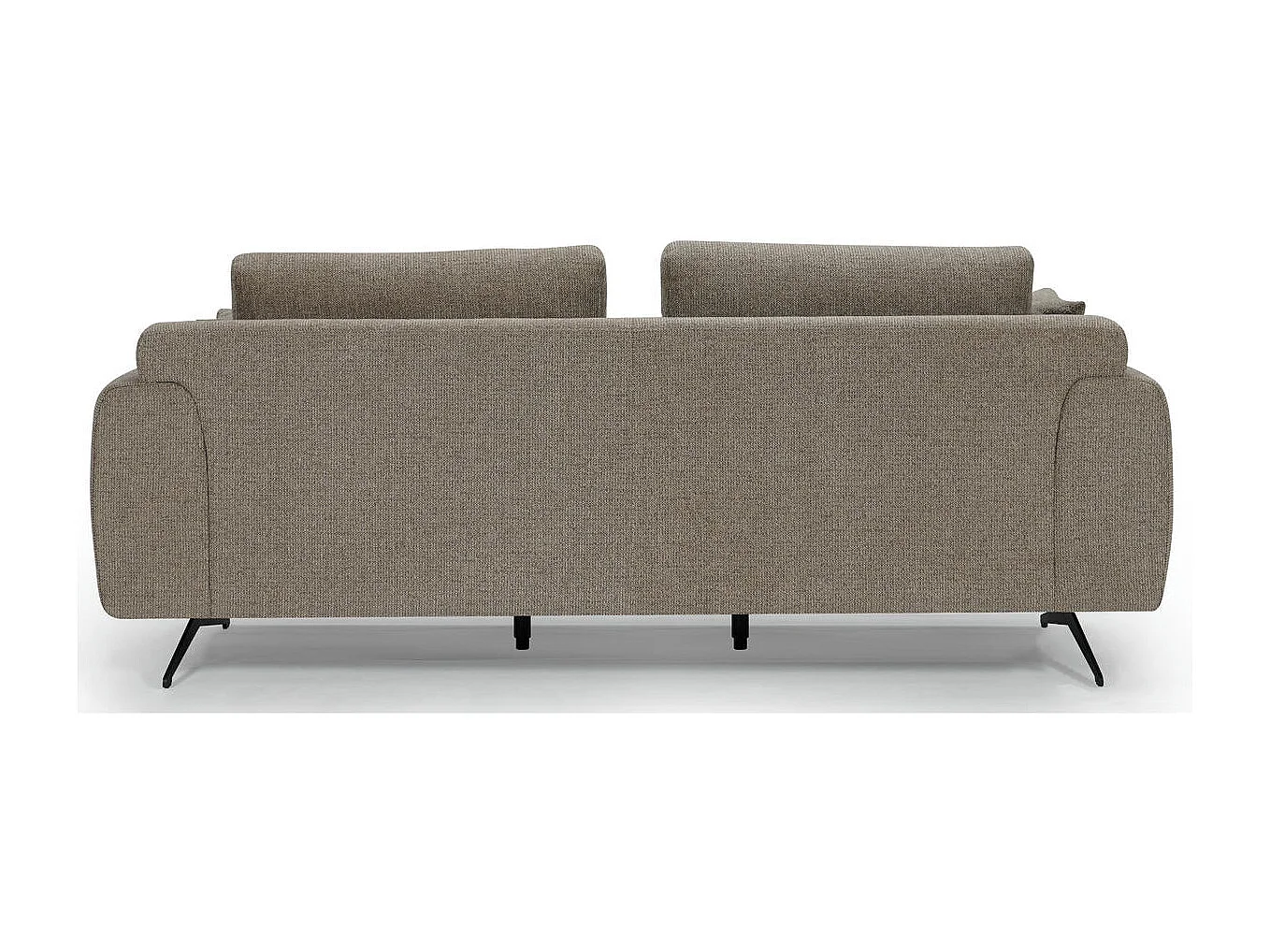 Canapé Detroit - 3 places - Tissu - Marron