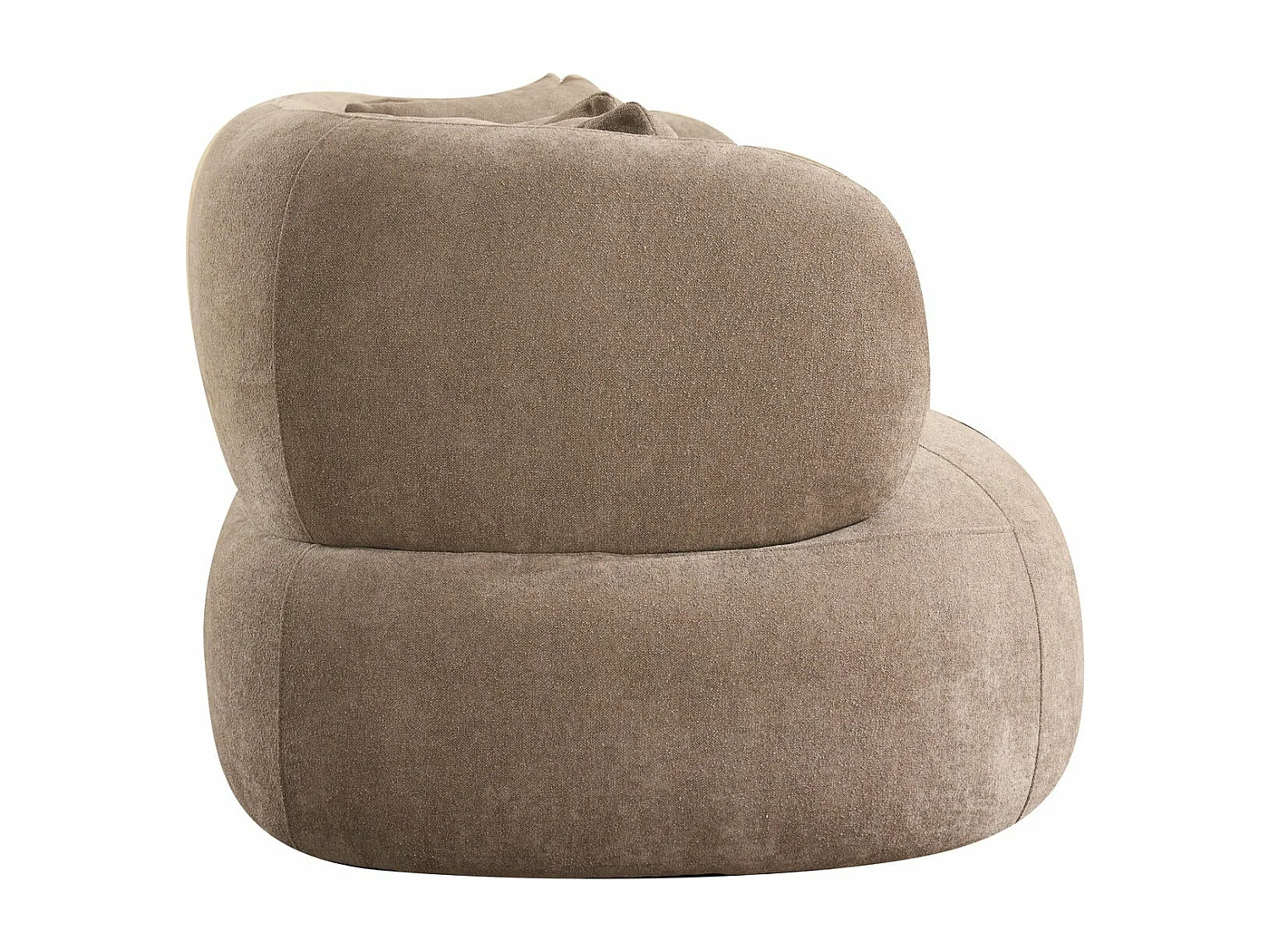 Canapé New York - 2 places - Tissu - Marron