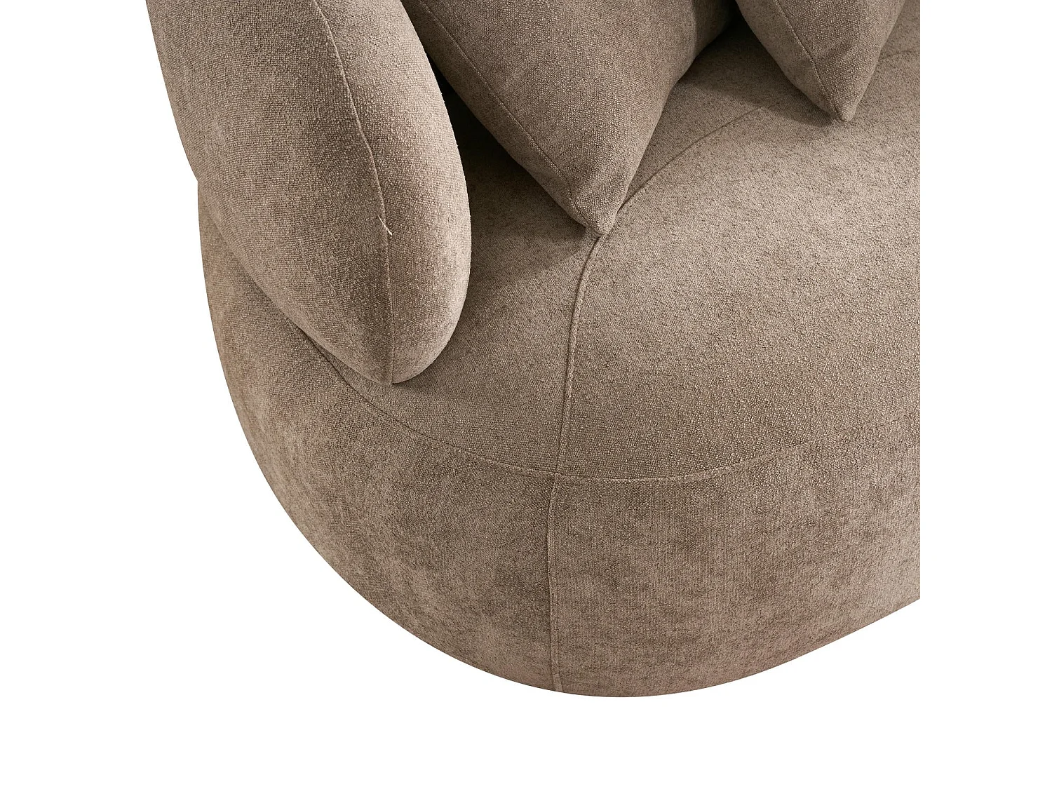 Canapé New York - 2 places - Tissu - Marron