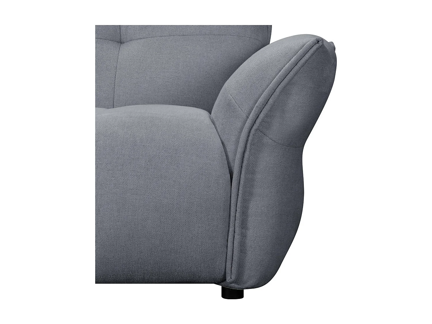 Tweezitsbank Lima van stof - grijs