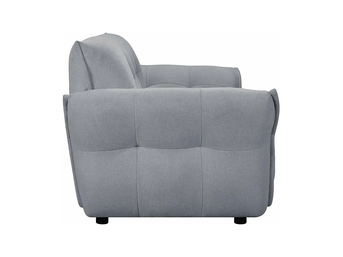 Canapé Lima - 2 places - Tissu - Gris