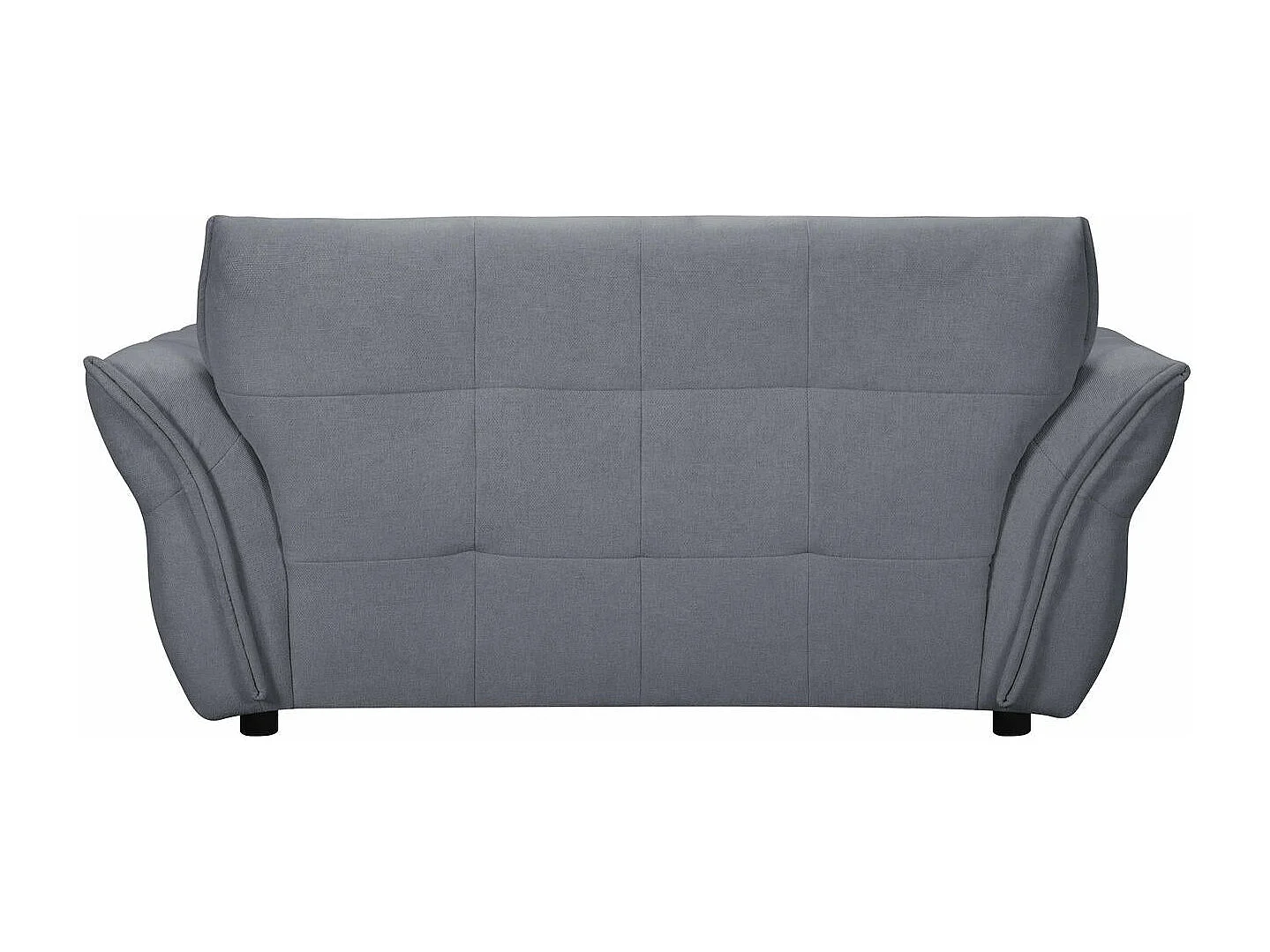 Canapé Lima - 2 places - Tissu - Gris