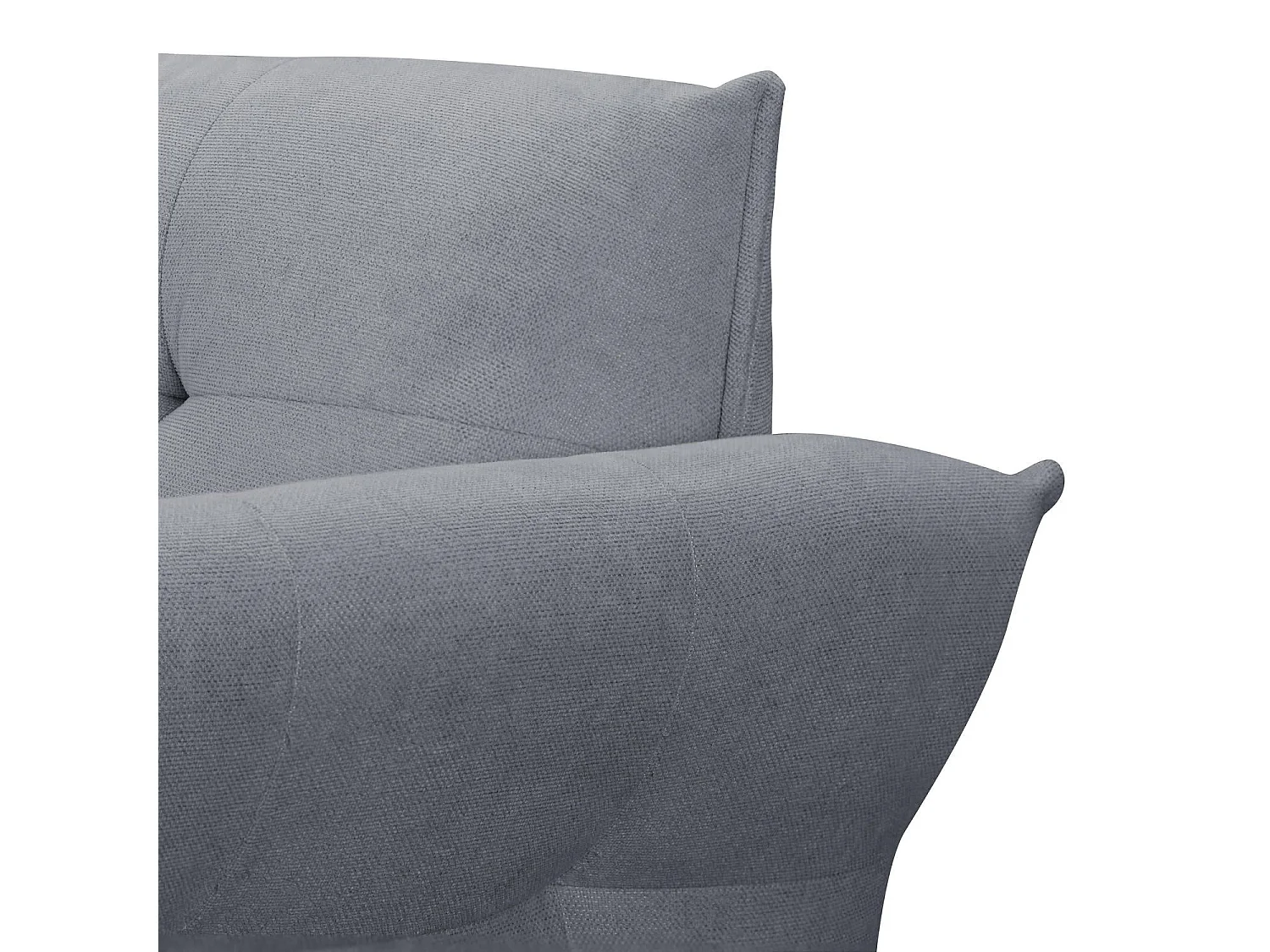 Canapé Lima - 2 places - Tissu - Gris