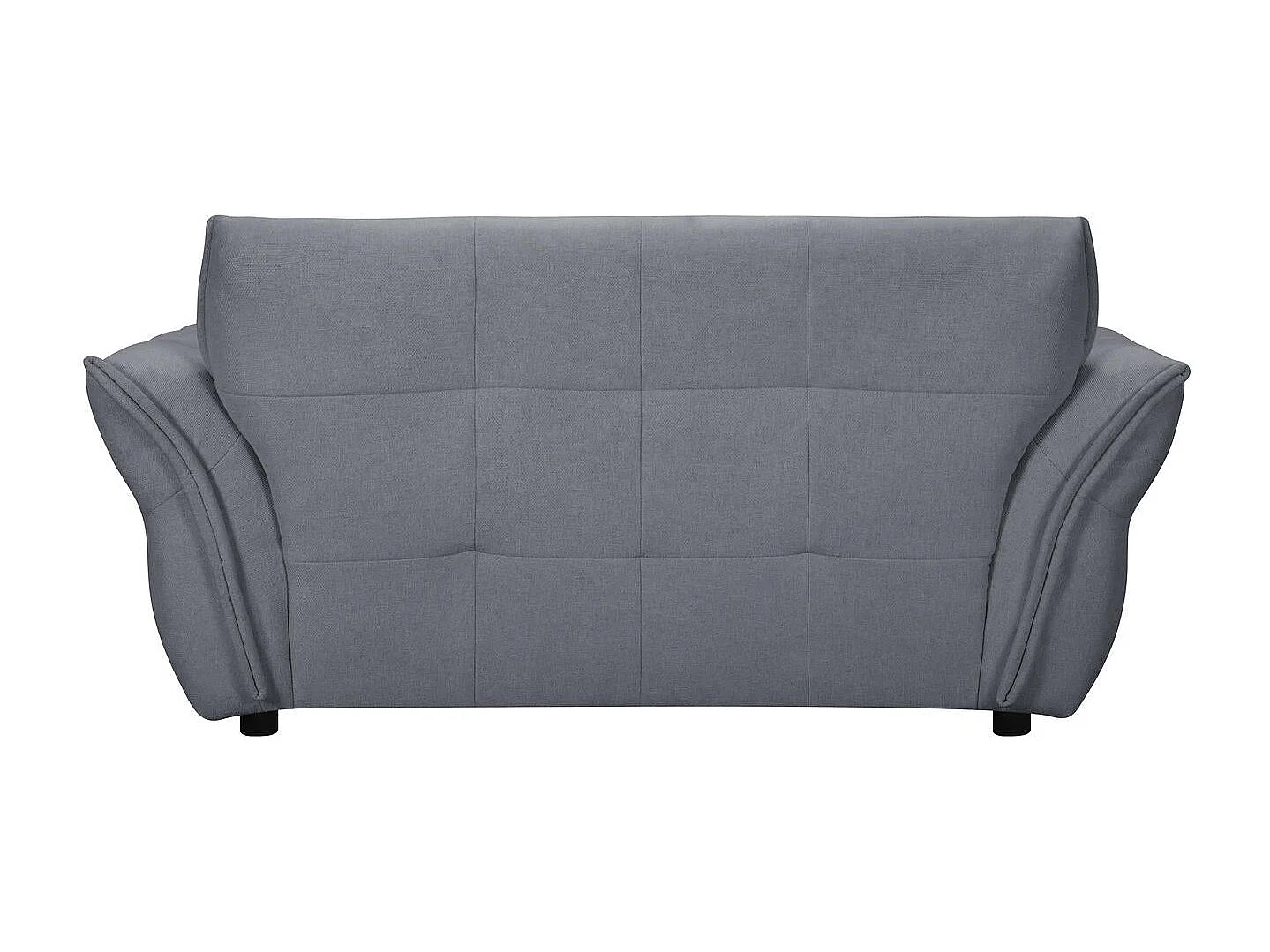 Tweezitsbank Lima van stof - grijs