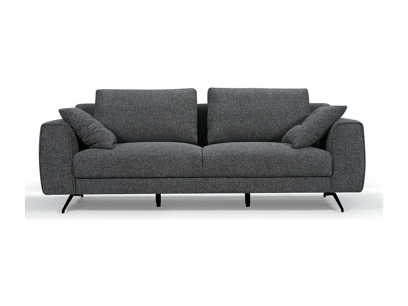 Canapé Detroit - 3 places - Tissu - Gris