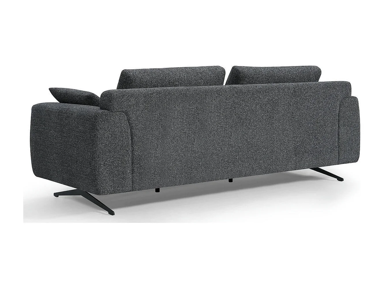 Canapé Detroit - 3 places - Tissu - Gris