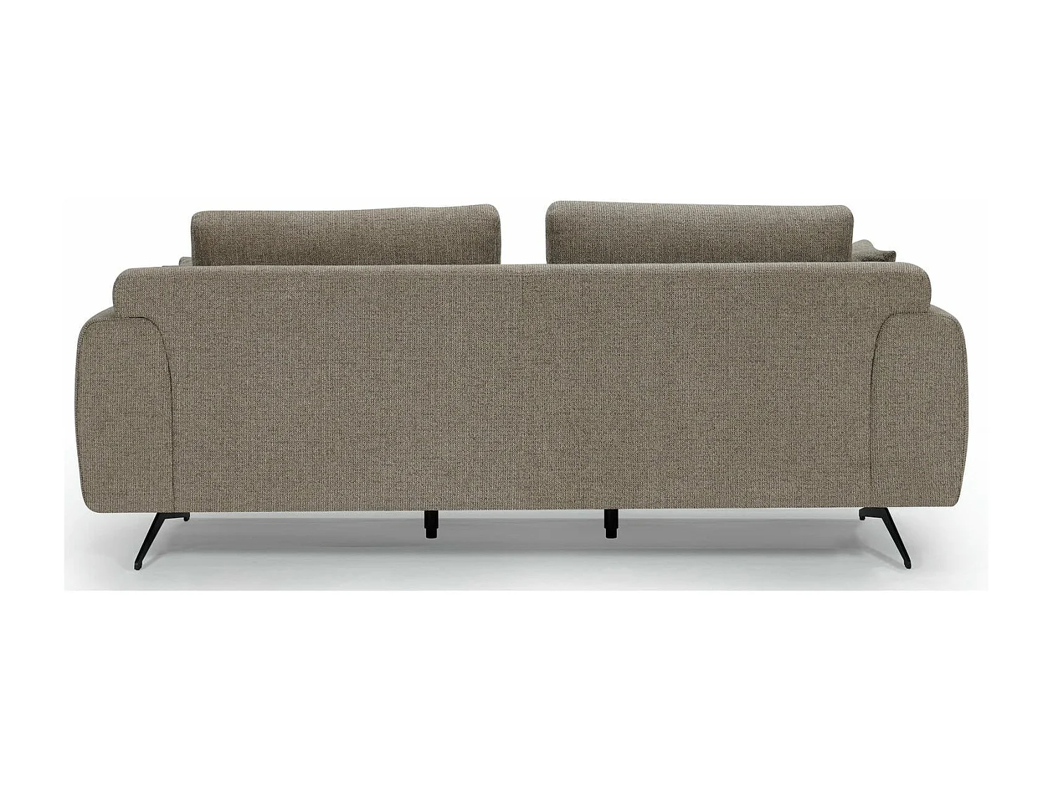 Canapé Detroit - 2 places - Tissu - Marron