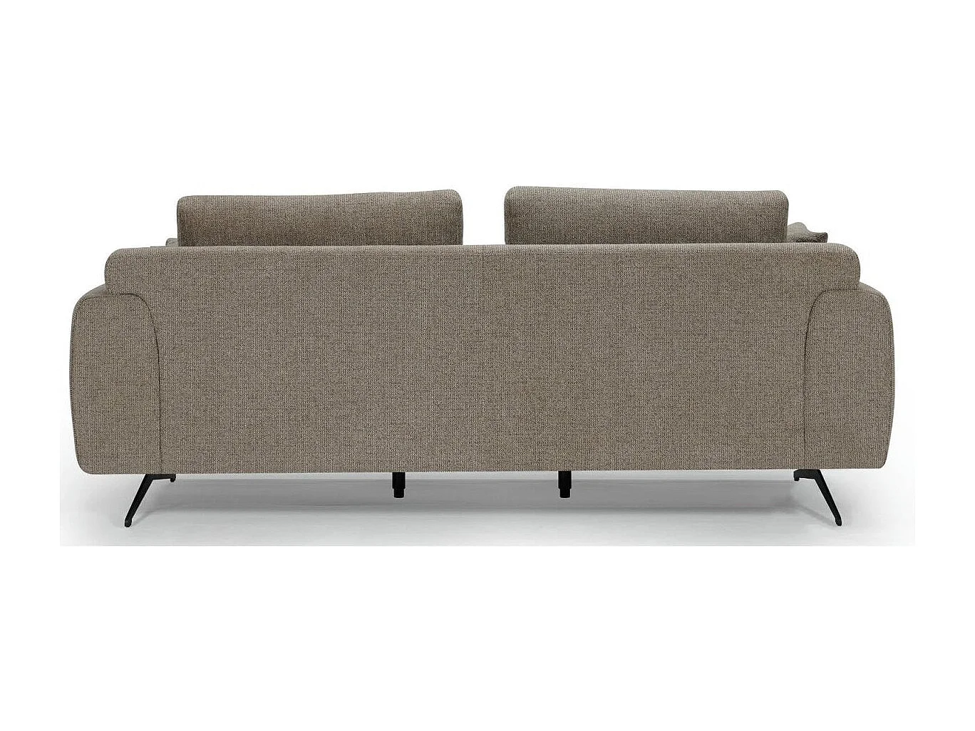 Canapé Detroit - 2 places - Tissu - Marron